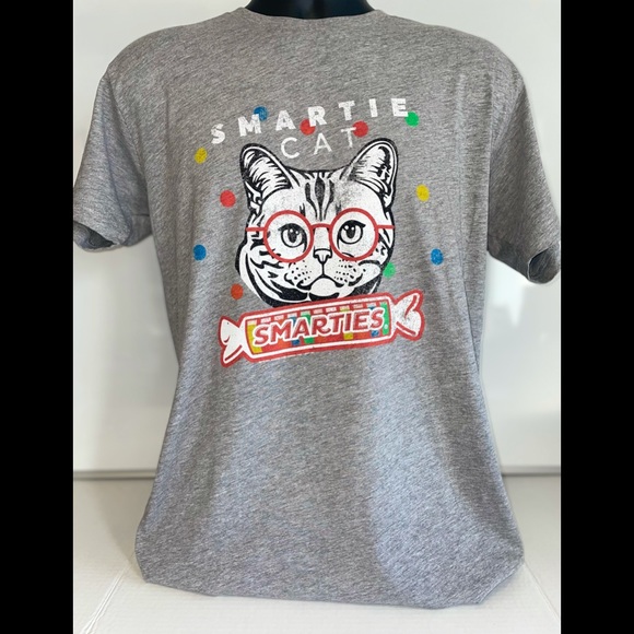 Smarties® SmartieCat Unisex Grey Shirt - Picture 5 of 7